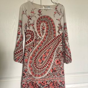 Long sleeve mini dress